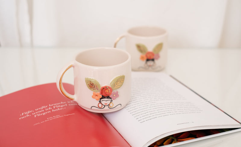 Handgefertigte Keramik Tasse - FRIDA