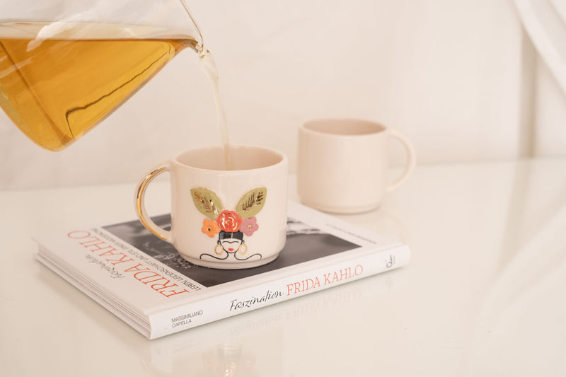 Handgefertigte Keramik Tasse - FRIDA