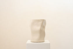 Handgefertigte Keramik Tasse - SCUP creme