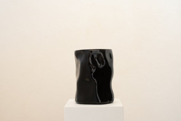 Handgefertigte Keramik Tasse - SCUP schwarz