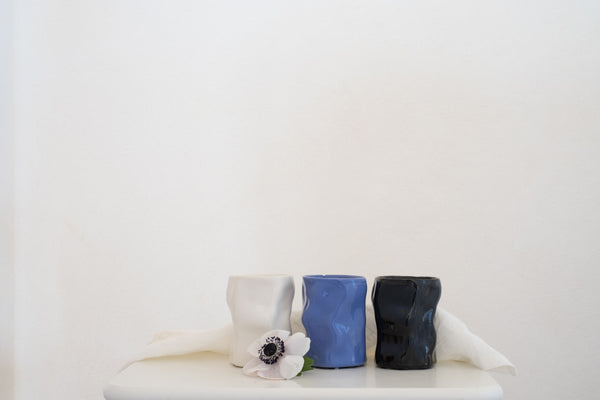 Handgefertigte Keramik Tasse - SCUP schwarz