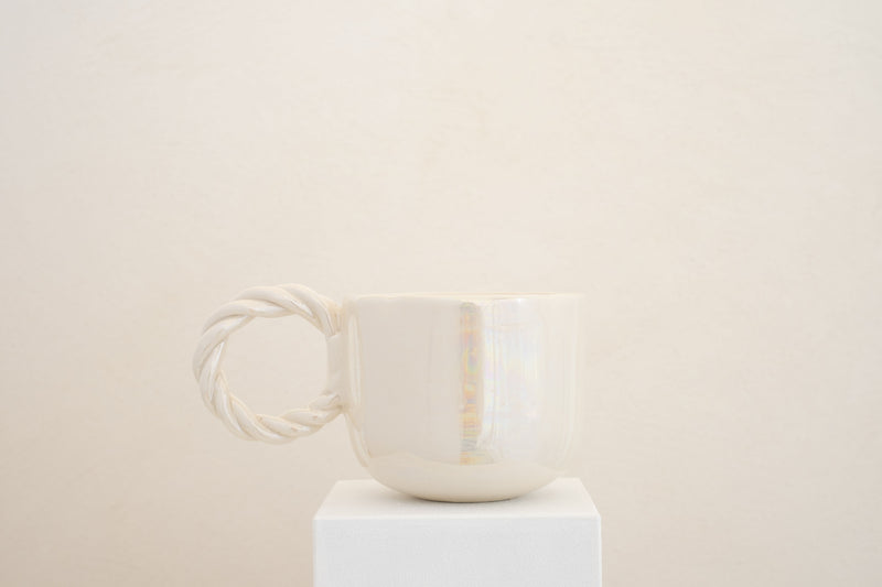 Handgefertigte Keramik Tasse - PERLA